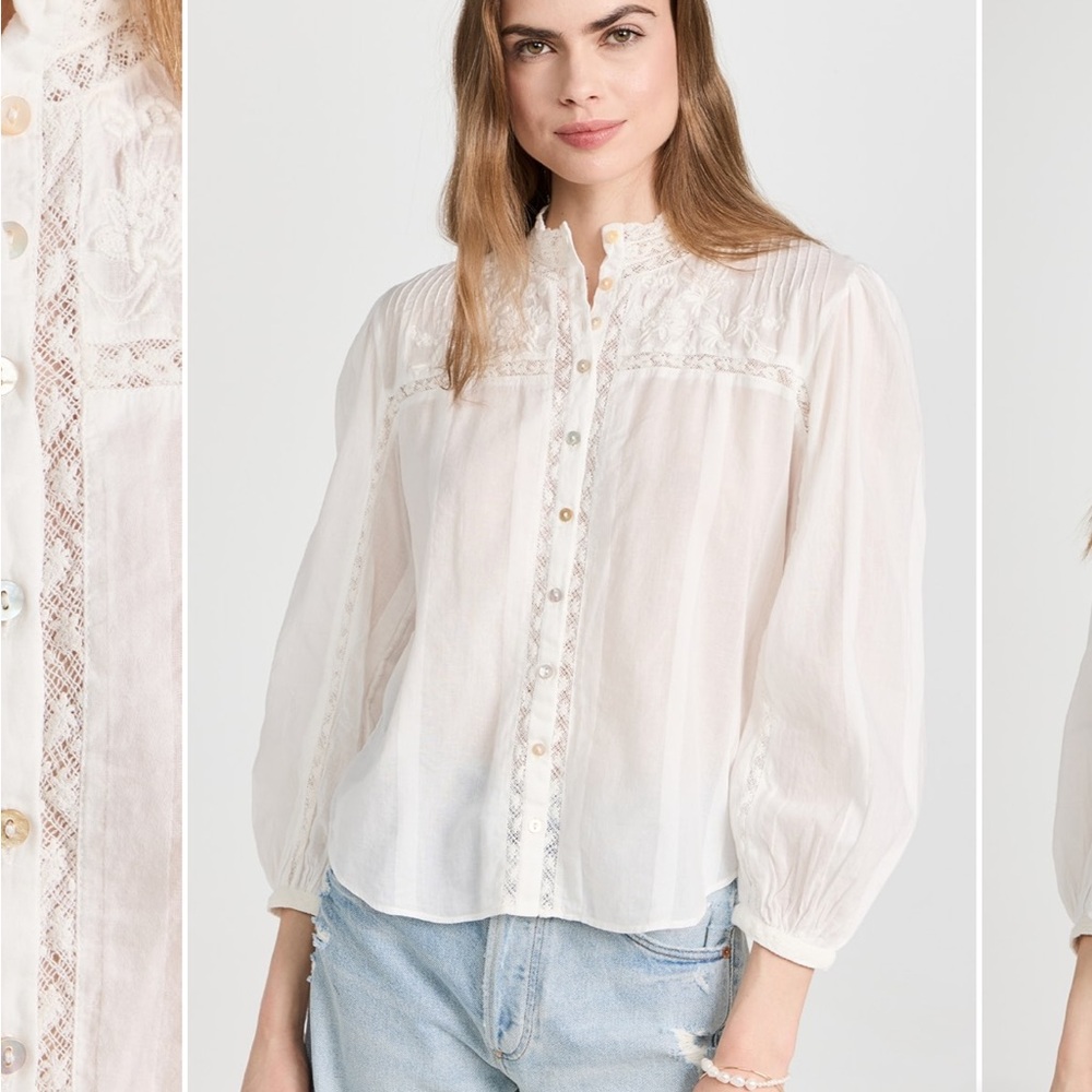 🌟🎀 Loveshackfancy White Women's Top